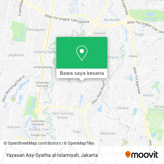 Peta Yayasan Asy-Syatha al-Islamiyah