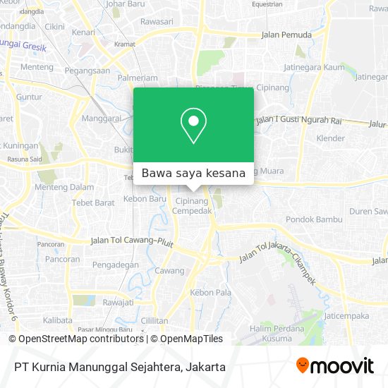 Peta PT Kurnia Manunggal Sejahtera