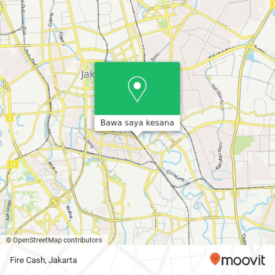 Peta Fire Cash, Jalan Pegangsaan Timur Menteng