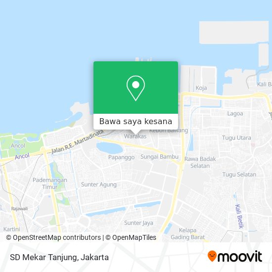 Peta SD Mekar Tanjung