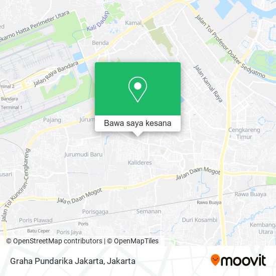 Peta Graha Pundarika Jakarta