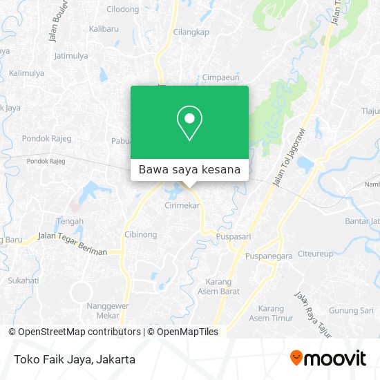 Peta Toko Faik Jaya