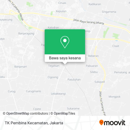 Peta TK Pembina Kecamatan, Walantaka 42135
