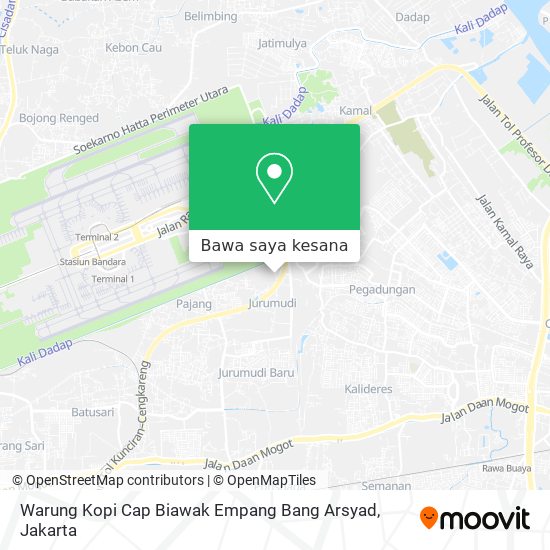 Peta Warung Kopi Cap Biawak Empang Bang Arsyad