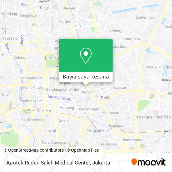 Peta Apotek Raden Saleh Medical Center