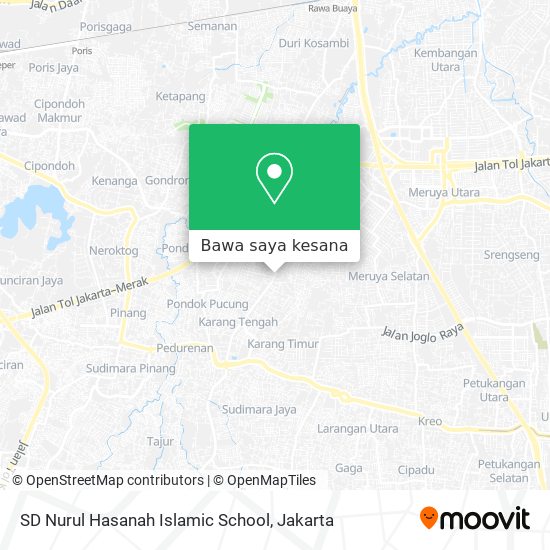 Peta SD Nurul Hasanah Islamic School