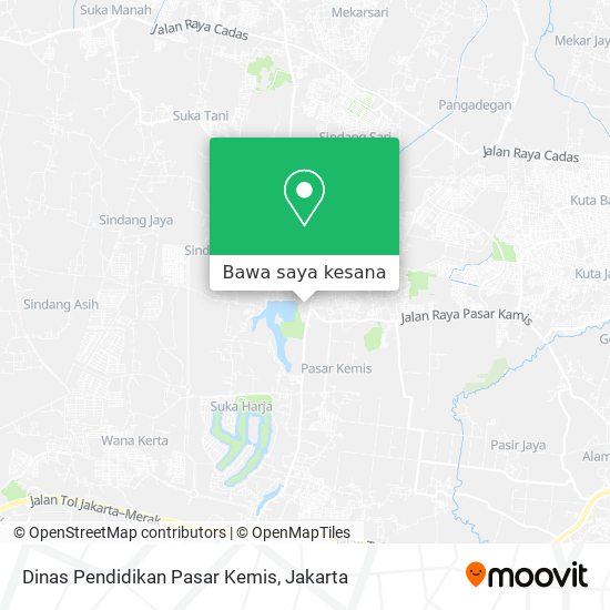 Peta Dinas Pendidikan Pasar Kemis