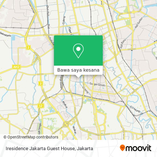 Peta Iresidence Jakarta Guest House