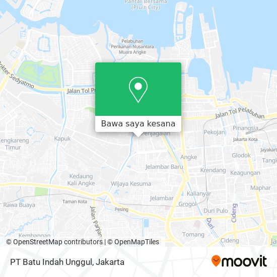 Peta PT Batu Indah Unggul