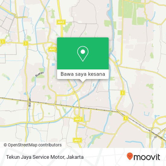 Peta Tekun Jaya Service Motor