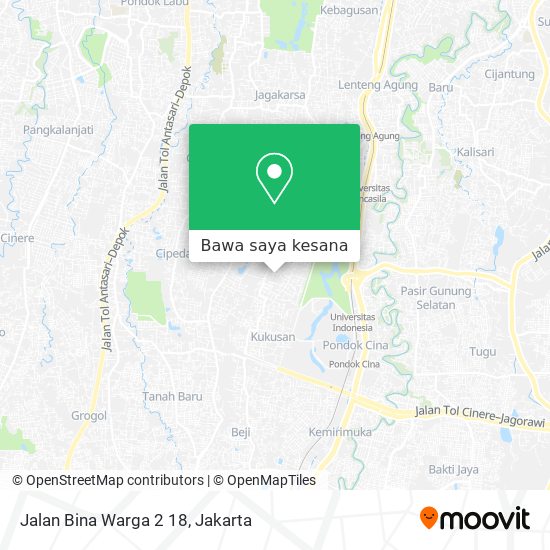 Peta Jalan Bina Warga 2 18