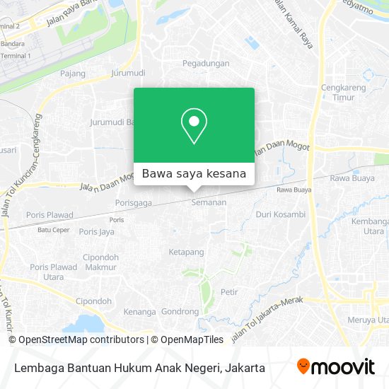 Peta Lembaga Bantuan Hukum Anak Negeri