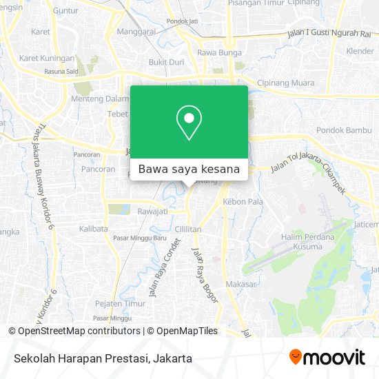 Peta Sekolah Harapan Prestasi