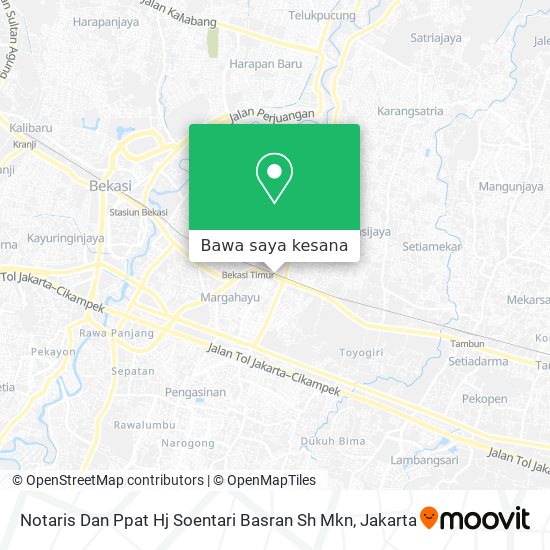 Peta Notaris Dan Ppat Hj Soentari Basran Sh Mkn