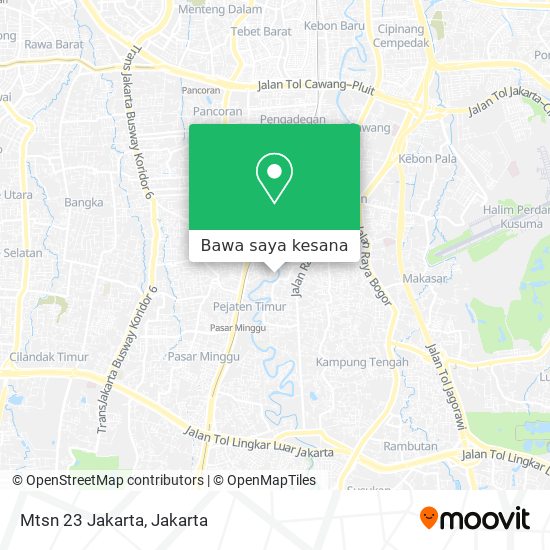 Peta Mtsn 23 Jakarta