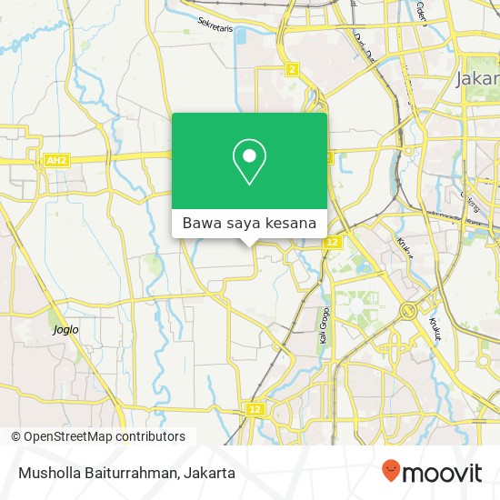 Peta Musholla Baiturrahman, Kebon Jeruk 11540