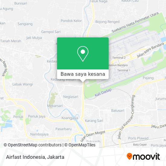 Peta Airfast Indonesia