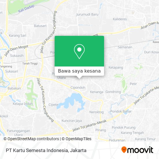 Peta PT Kartu Semesta Indonesia