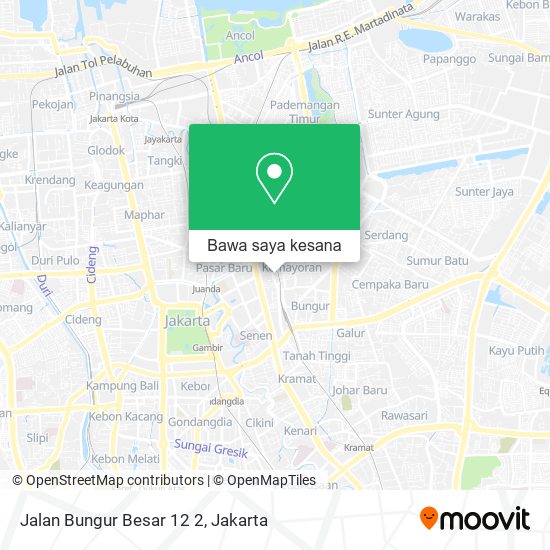 Peta Jalan Bungur Besar 12 2