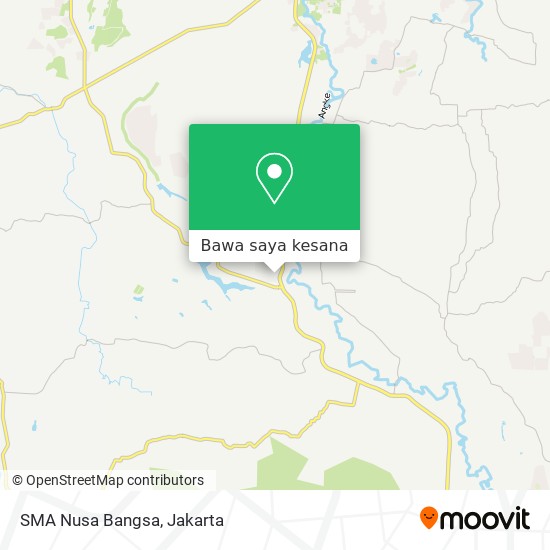 Peta SMA Nusa Bangsa