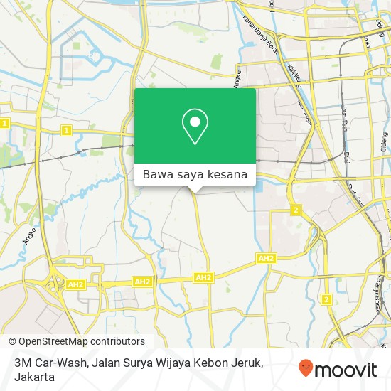 Peta 3M Car-Wash, Jalan Surya Wijaya Kebon Jeruk