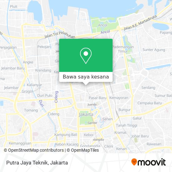 Peta Putra Jaya Teknik