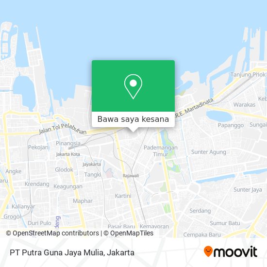 Peta PT Putra Guna Jaya Mulia