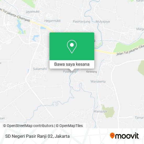 Peta SD Negeri Pasir Ranji 02, Cikarang Pusat 17813