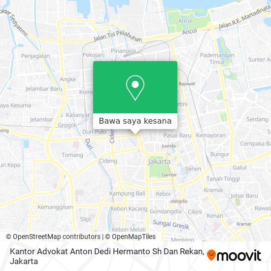 Peta Kantor Advokat Anton Dedi Hermanto Sh Dan Rekan