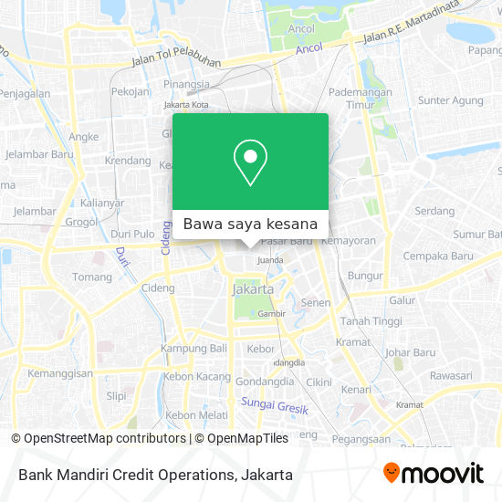 Peta Bank Mandiri Credit Operations