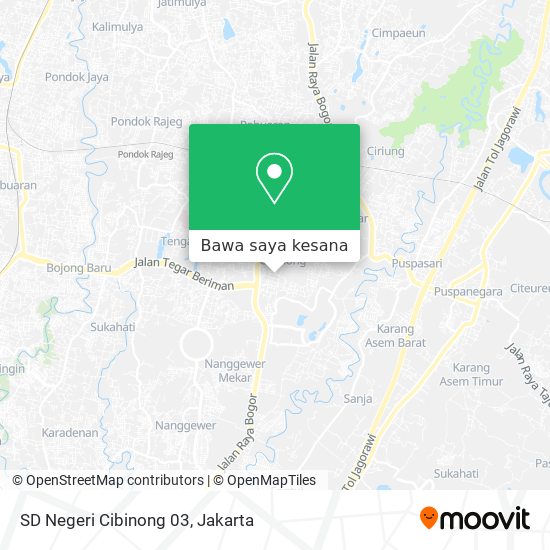 Peta SD Negeri Cibinong 03