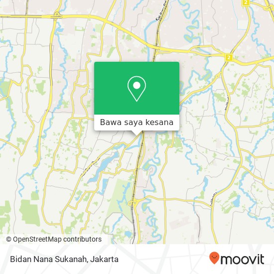 Peta Bidan Nana Sukanah, Jalan Mohamad Kafi II