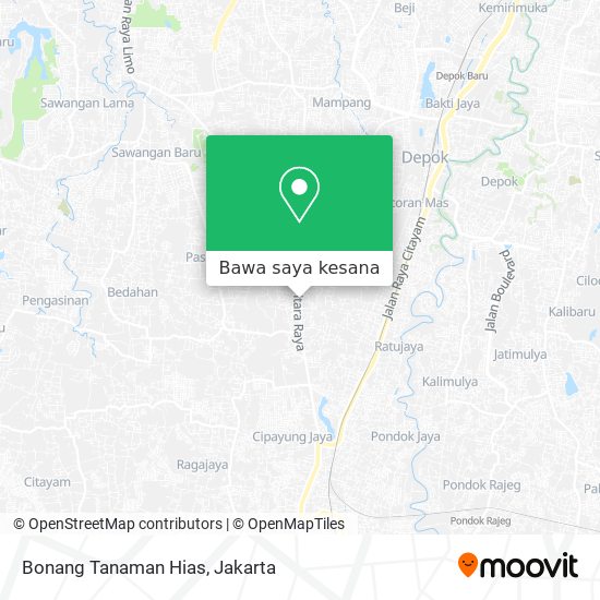 Peta Bonang Tanaman Hias