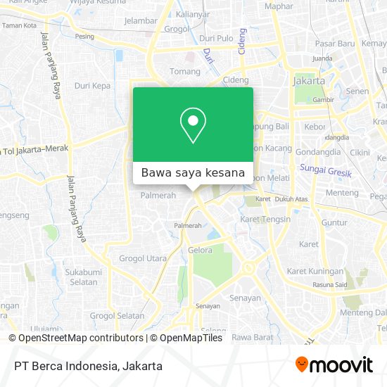 Peta PT Berca Indonesia