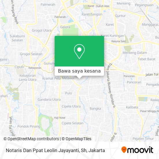 Peta Notaris Dan Ppat Leolin Jayayanti, Sh
