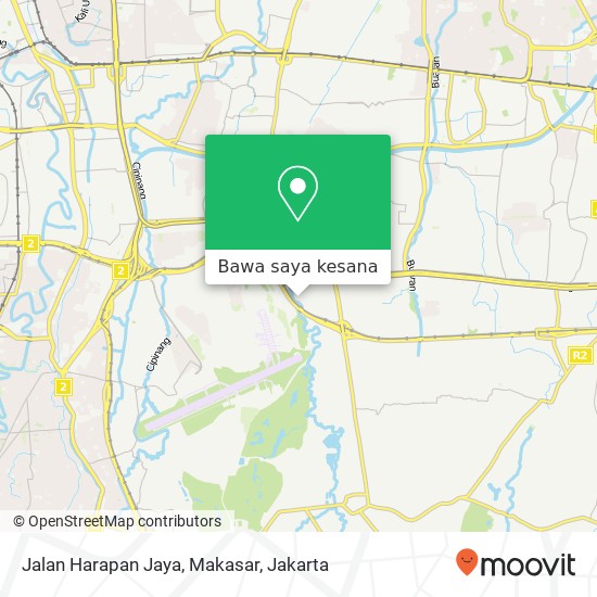 Peta Jalan Harapan Jaya, Makasar