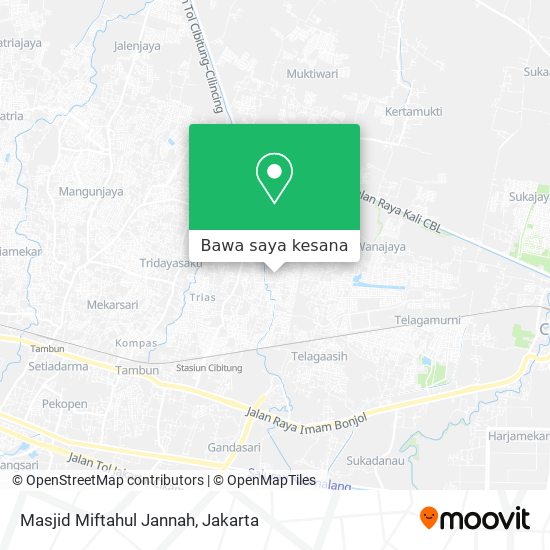 Peta Masjid Miftahul Jannah