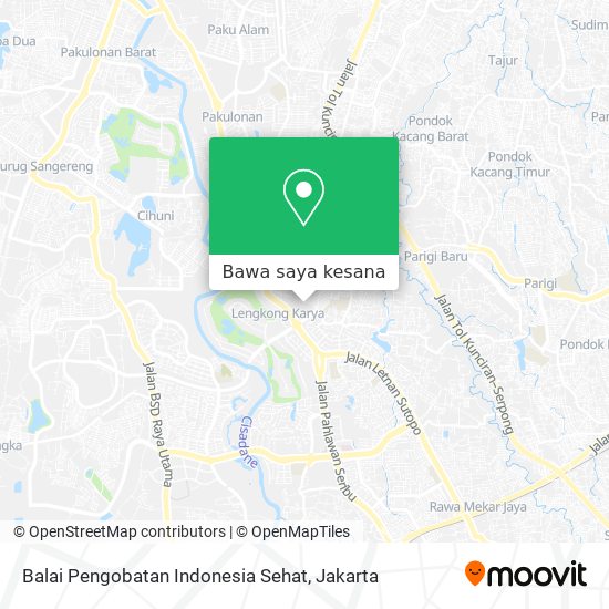 Peta Balai Pengobatan Indonesia Sehat