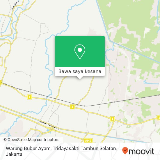 Peta Warung Bubur Ayam, Tridayasakti Tambun Selatan