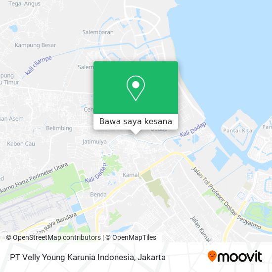 Peta PT Velly Young Karunia Indonesia