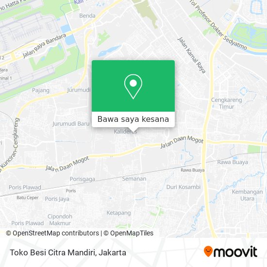 Peta Toko Besi Citra Mandiri