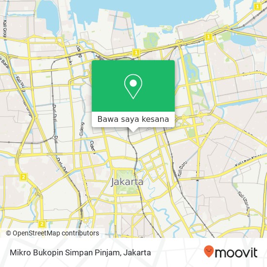 Peta Mikro Bukopin Simpan Pinjam, Jalan Karang Anyar D