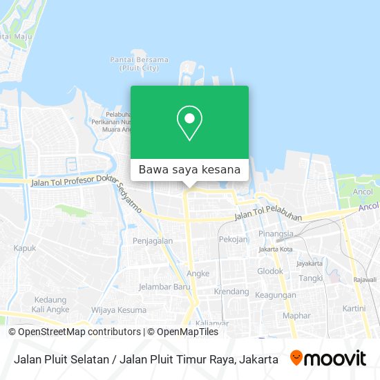 Peta Jalan Pluit Selatan / Jalan Pluit Timur Raya