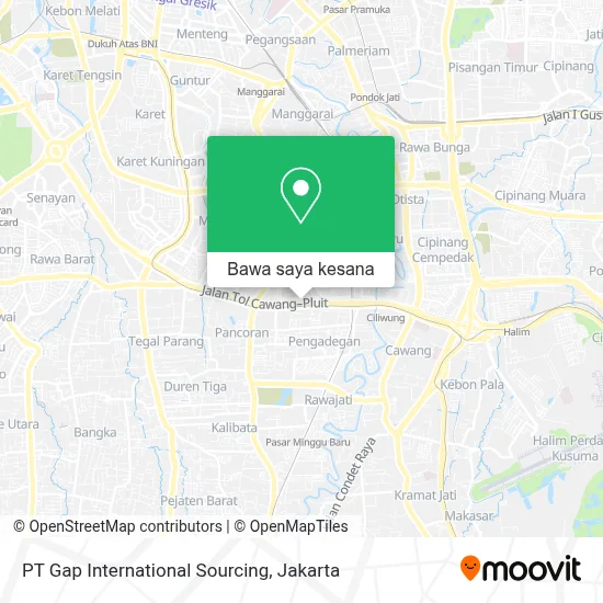 Cara ke PT Gap International Sourcing di Jakarta Selatan menggunakan ...
