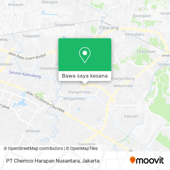 Peta PT Chemco Harapan Nusantara