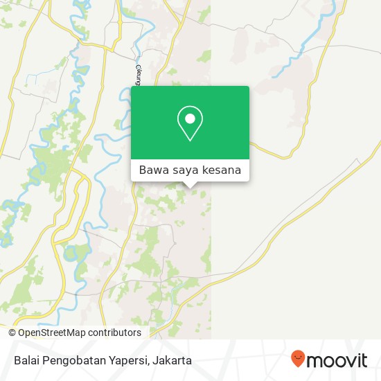 Peta Balai Pengobatan Yapersi, Bantargebang 17153