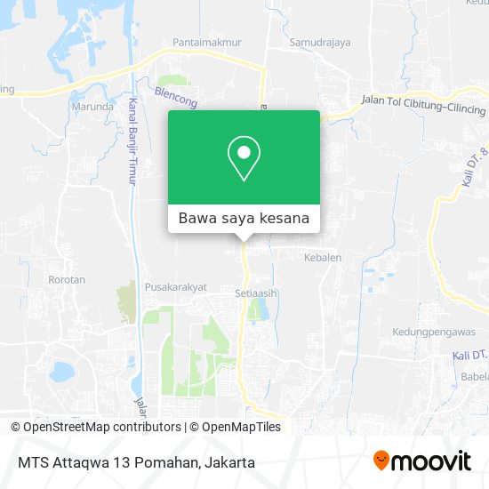Peta MTS Attaqwa 13 Pomahan