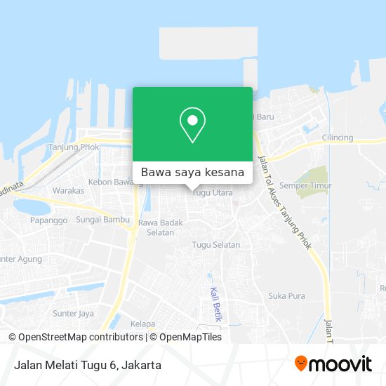 Peta Jalan Melati Tugu 6