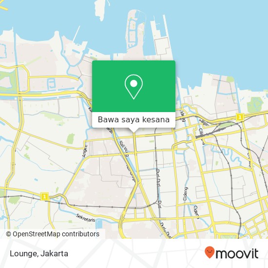 Peta Lounge, Jalan Jembatan Dua Penjaringan