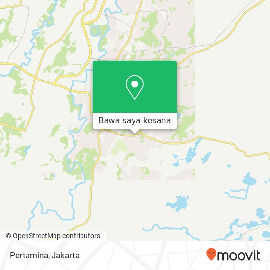 Peta Pertamina, Jalan Raya Jonggol